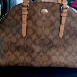 Coach F26184 Peyton Signature Cora Domed Satchel